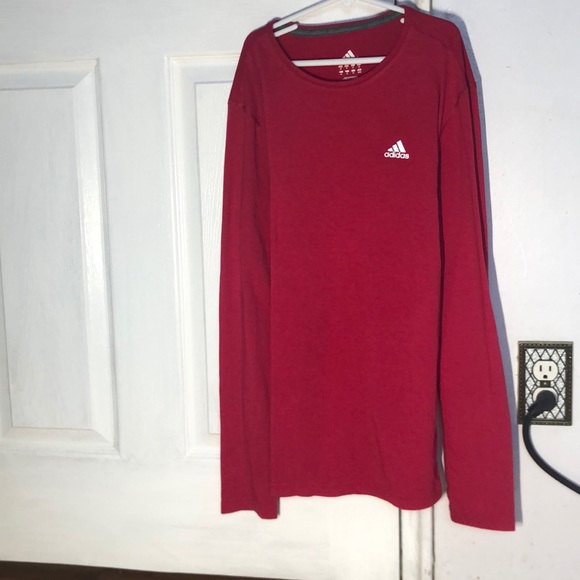 Pink Adidas Long Sleeve Shirt - Picture 1 of 1